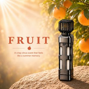 Fruit Car Fragrance — main bottle shot, Leopard 5/7/8 Original accessory